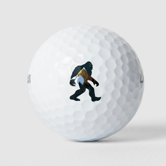 Balles De Golf Forêt de nuit Bigfoot (Devant)