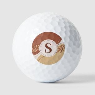 Balles De Golf Formes irrégulières Abstraites aux couleurs de ter