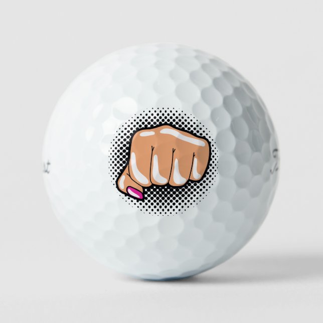 Balles De Golf "Fortune Fairway : The GOOD LUCK Golf Ball" (Recto)