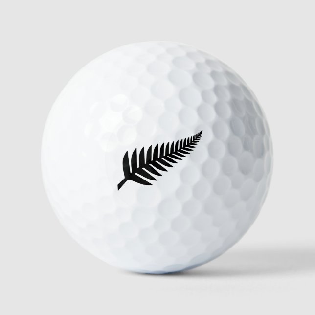 Balles De Golf Fougère argentée de Nouvelle-Zélande  (Recto)