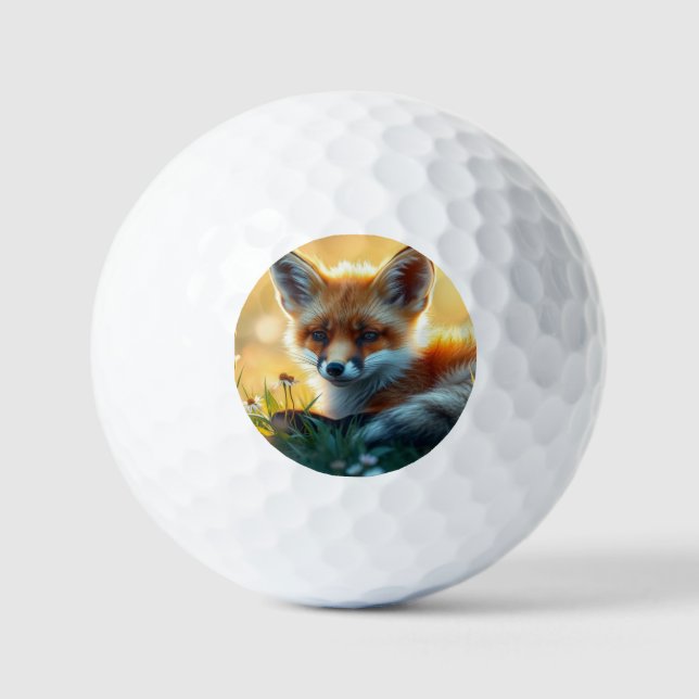 Balles De Golf Fox au coucher du soleil (Recto)
