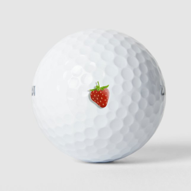 Balles De Golf Fraise (Devant)
