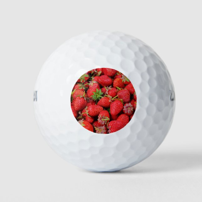 Balles De Golf Fraises (Devant)