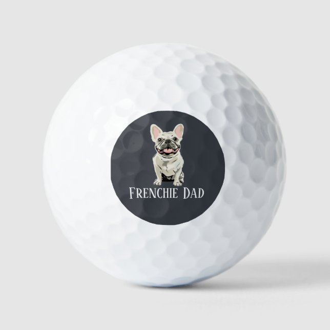 Balles De Golf Frenchie Papa (Recto)