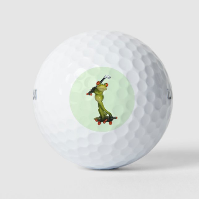 Balles De Golf Frog Figurine Golfer Ultra 500 Distance Golf Ball (Devant)