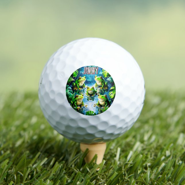 Balles de golf Froggy Splash (T-shirt Insitu)