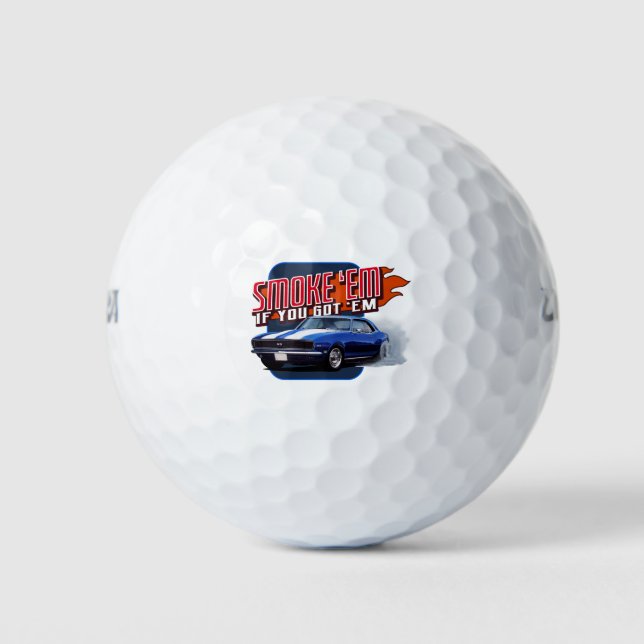 Balles De Golf Fumée de pneus Camaro (Devant)