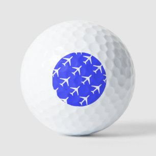Balles De Golf Funky White Plane Avion Pilote