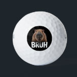 Balles De Golf Funny Capybara Bruh<br><div class="desc">Funny Capybara Bruh</div>