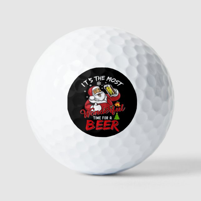 Balles De Golf Funny Christmas (Recto)