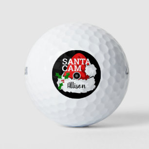 Balles De Golf Funny Christmas Père Noël Cam Personnalisé Golfer