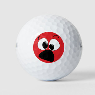 Balles De Golf Funny Face Humour Golf Balls