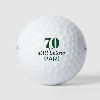 Balles De Golf Funny Golf Balls 70e fête d'anniversaire Monogramm