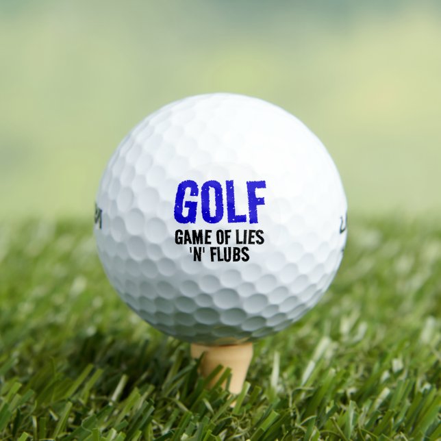 Balles De Golf Funny Golf Jeu de Lies (T-shirt Insitu)