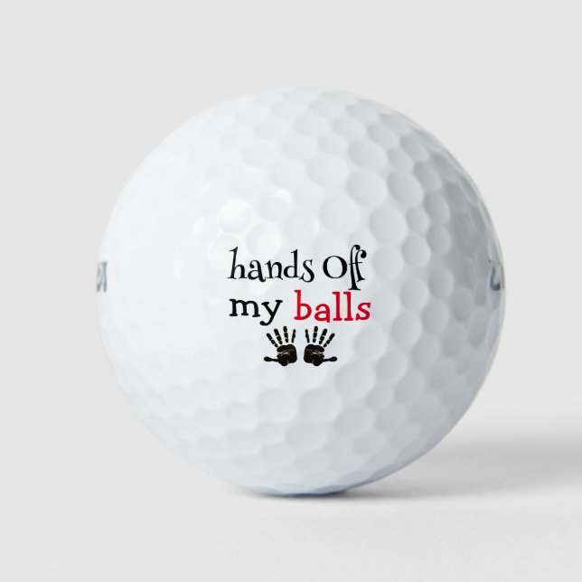 Balles De Golf Funny Homme's Golf Ball Nouveauté Cadeaux Exécutif (Devant)