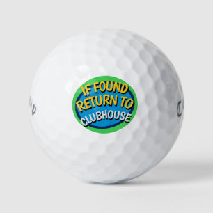 BALLES DE GOLF FUNNY PERDU