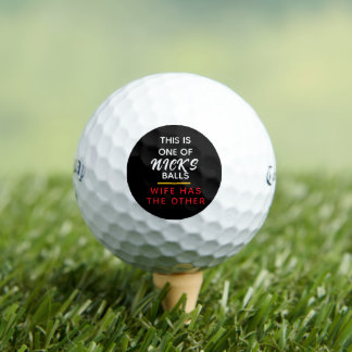 Balles De Golf Funny Personalized Lost Ball Message Golf Balls