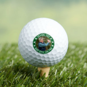 Balles De Golf Funny Sept-tee & Toujours sur Par 70e Anniversaire