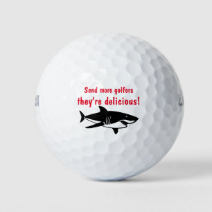 Balles De Golf Funny Shark Novelty Golf Balls