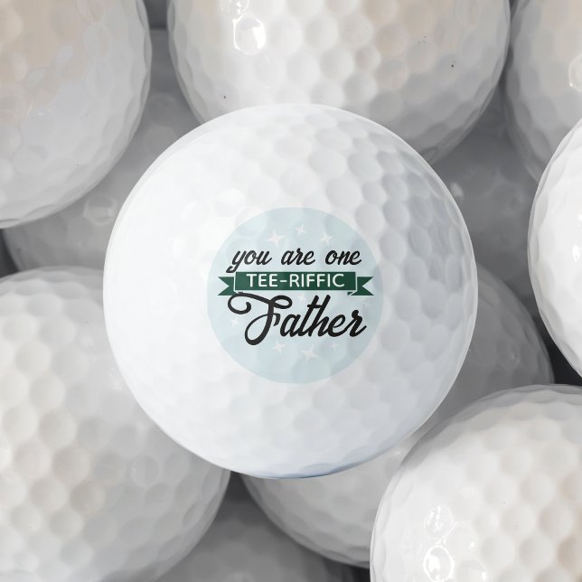 Balles De Golf Funny Tee-riffic Fête des pères (Créateur téléchargé)