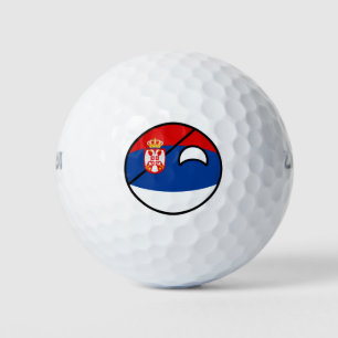 Balles De Golf Funny Trending Geeky Serbie Countryball