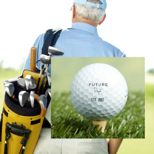 Balles De Golf Futur Papa Fist Pump Pregancy Faire-part