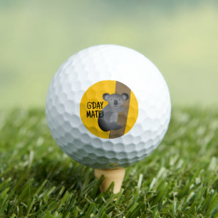Balles De Golf G jour Mate mignon ours koala australien coutume