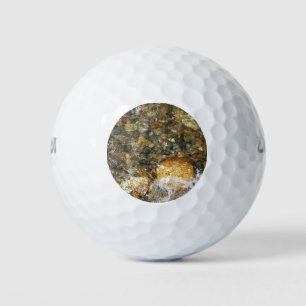 Balles De Golf Galets Brown et gris naturel Abstrait
