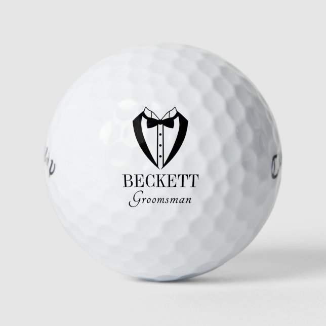 Balles De Golf Garçon d'honneur en smoking (Devant)