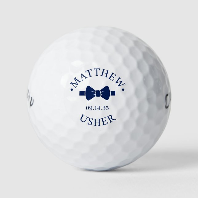 Balles De Golf  Garçon d'honneur nœud papillon (Devant)
