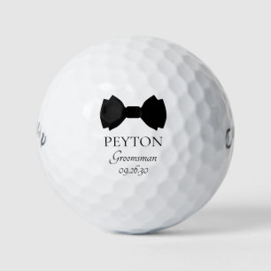 Balles De Golf Garçon d'honneur noeud papillon noir