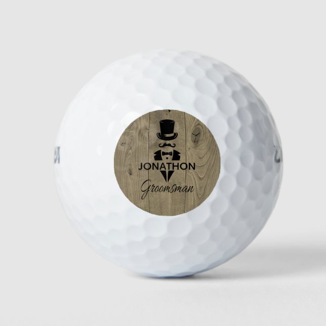 Balles De Golf Garçons d'honneur personnalisés (Devant)