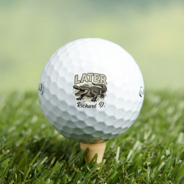 Balles de golf Gator plus tard - Cadeau Callaway A (T-shirt Insitu)