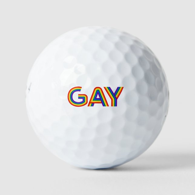 BALLES DE GOLF GAY (Devant)