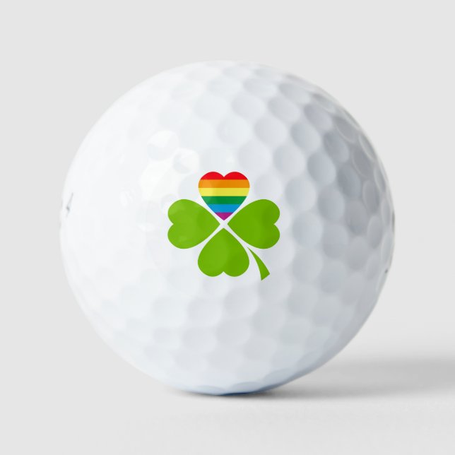 Balles De Golf Gay Lucky Clover (Devant)