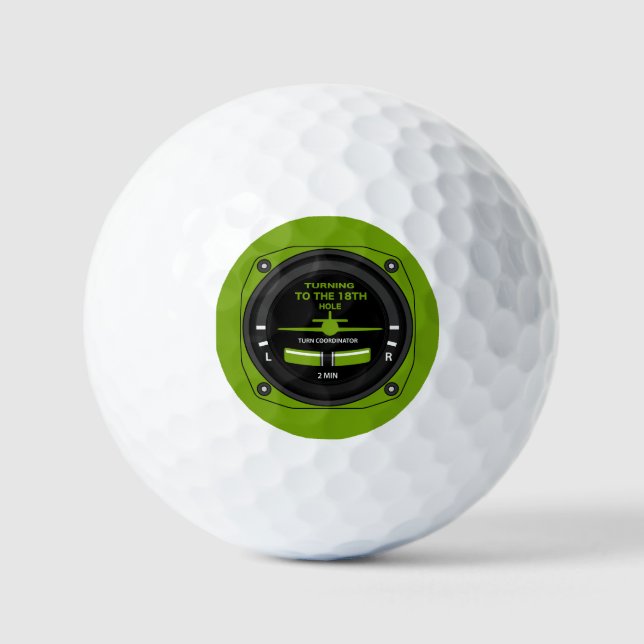 Balles De Golf Geek aéronautique pilote (Recto)