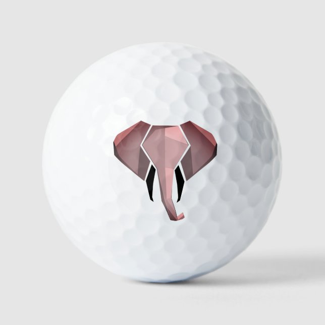 Balles De Golf Géométrie Tête d'éléphant (Recto)
