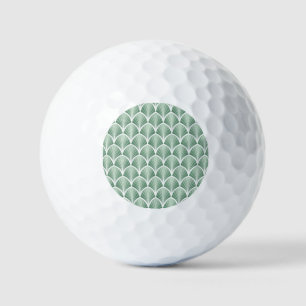 Balles De Golf Géométrique Classique : Style Art Déco Sans Couleu