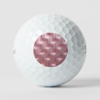Balles De Golf Géométrique rose chic - Étendez-vous sur le parcou