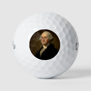 Balles De Golf George Washington 1er président américain par Stua
