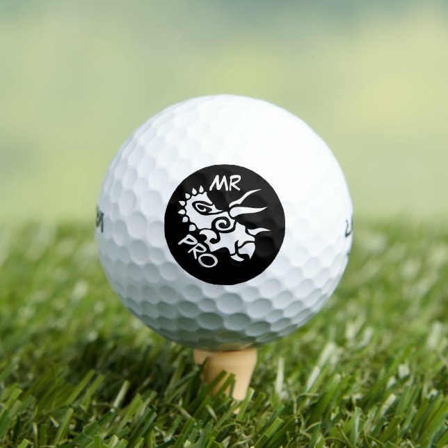 Balles De Golf Ghost Mister Pro Tricératops Ancienne (T-shirt Insitu)