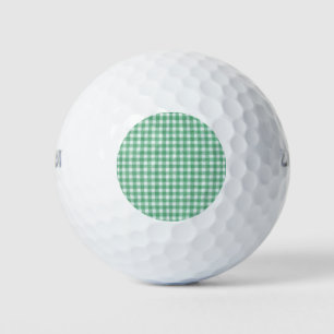 Balles De Golf Gingham vert menthe