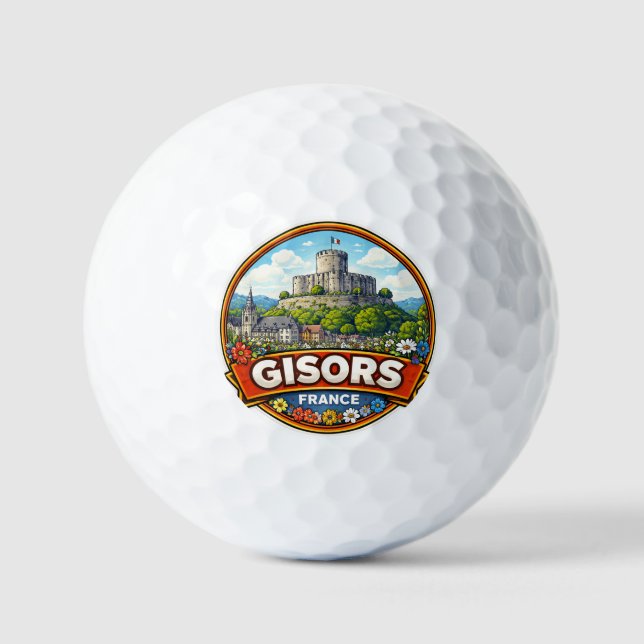 Balles De Golf Gisors France  (Recto)