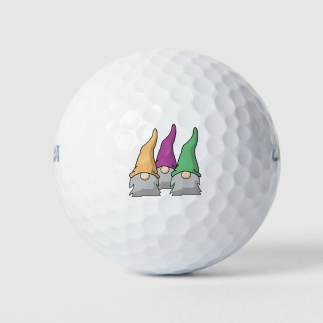 Balles De Golf Gnomes - Tomten (Devant)