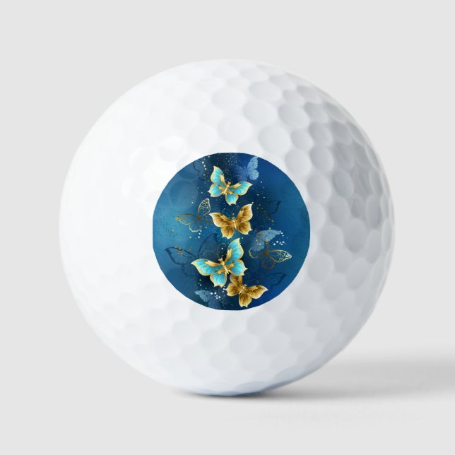 Balles De Golf Golden butterflies (Recto)