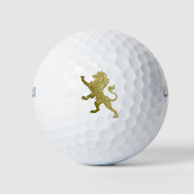 Balles De Golf Golden Royal Lion (Devant)