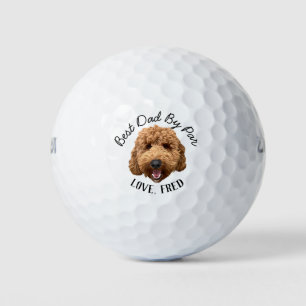 Balles De Golf Goldendoodle Custom Golf Ball Best Papa par Par Ca