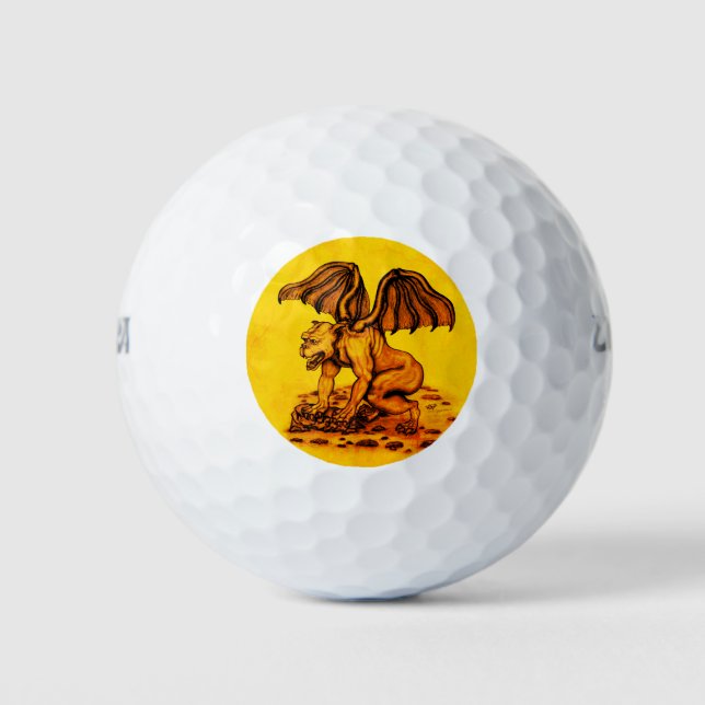 Balles De Golf Golem Gargoyle (Devant)