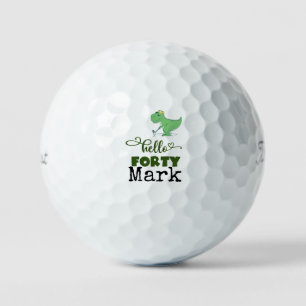 Balles De Golf Golf 40e Anniversaire Par tee trente party pour go