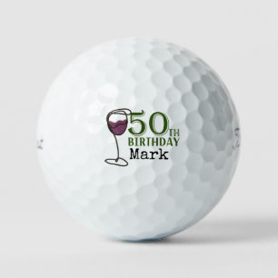Balles De Golf Golf 50e Anniversaire Par tee trente party pour go